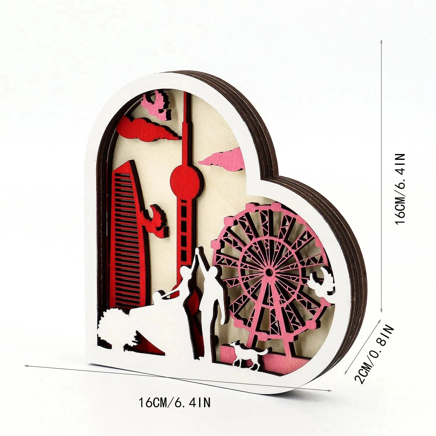 Express Your Love with the Valentine's Day Ferris Wheel Shape Decoration - Bellarte Enchanté Express Your Love with the Valentine's Day Ferris Wheel Shape Decoration